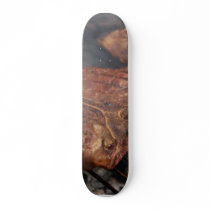 Steaks Grilling Barbecue Grills Meat Custom Skate Board
