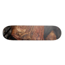 Steaks Grilling Barbecue Grills Meat Custom Skate Board