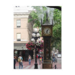 Steam Clock Gastown/Greetings From BC, Canada postcards