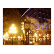 Steam Clock, Vancouver, BC Post Card