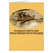 Steam Guzzlers Greeting Card