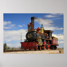 Steam Locomotive "119" Posters