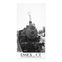 steam locomotive #40 customized photo card