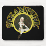 Steam Punk Lady Version 2 mousepads
