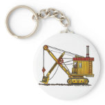 Steam Shovel Digger Construction Key Chains
