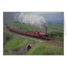 Steam train cards