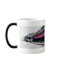 Steam Train Digital Rendering, BM&R #425 Coffee Mugs