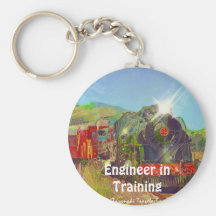 Steam Train Enthusiasts Key-Chains Key Chain