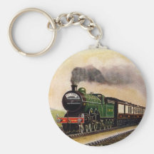 Steam Train Keychain