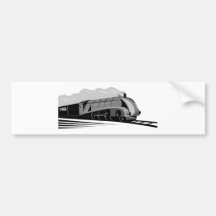 steam train locomotive vintage bumper stickers