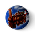 Steam Train Santa, button