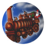 Steam Train Santa, sticker