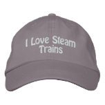 STEAM TRAINS UK embroidered hats