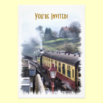 STEAM TRAINS UK invitations