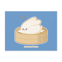 Steamed Buns Postcard