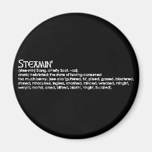 Steamin' Refrigerator Magnet