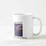 Steaming Into the Black Hole of History Mugs