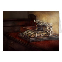 Steampunk - A crusty old typewriter