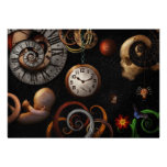 Steampunk - Abstract - The beginning and end Invitation
