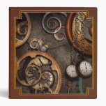 Steampunk - Abstract - Time is complicated 3 Ring Binders