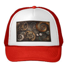 Steampunk - Abstract - Time is complicated Mesh Hat