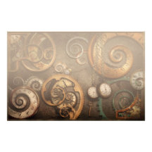 Steampunk - Abstract - Time is complicated Customized Stationery