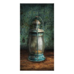 Steampunk - An old lantern photo cards