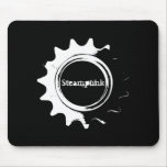 Steampunk Black Mousepad