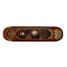 Steampunk - Boiler Gauge Custom Skateboard