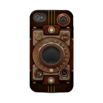 Steampunk Camera #1B Iphone 4 Tough Cover