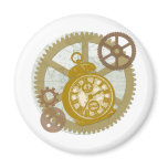 Steampunk Clock and Gears magnets