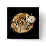 Steampunk Clocks buttons
