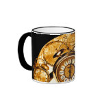 Steampunk Clockworks mugs