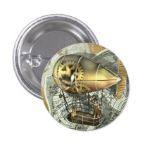 Steampunk Dirigible Air Tour Button