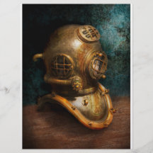 Steampunk - Diving - The diving helmet Full Color Flyer