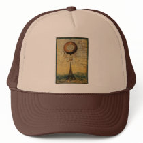 Steampunk Eiffel Tower & Hot Air Balloon