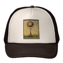 Steampunk Eiffel Tower & Hot Air Balloon Hat
