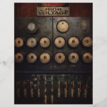 Steampunk - Electrical - Centre of power Flyer Design