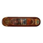 Steampunk - Electrical - The fuse panel Custom Skate Board