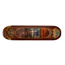 Steampunk - Electrical - The fuse panel Custom Skate Board
