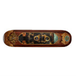 Steampunk - Electrical - The power metre Skateboard Deck