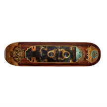 Steampunk - Electrical - The power metre Skateboard Deck