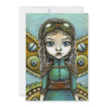 Steampunk fairy invites