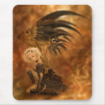 Steampunk Fallen Angel Mousepad