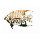 Steampunk fish business cards