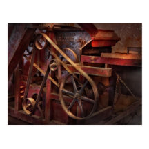 Steampunk - Gear - Belts and Wheels Post Cards
