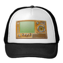 Steampunk grunge media player trucker hats
