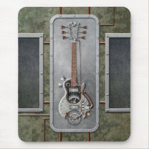 Steampunk Guitar Mousepads