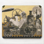 Steampunk Heroine mousepads