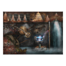 Steampunk - Industrial Society Personalized Announcement